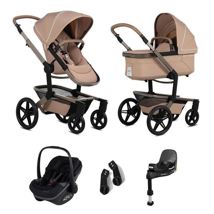 Joolz Day 5 Special Edition Pebble Slide Pro Travel System-Strollers-Peach Pink-With FamilyFix 360 Pro Base | Natural Baby Shower