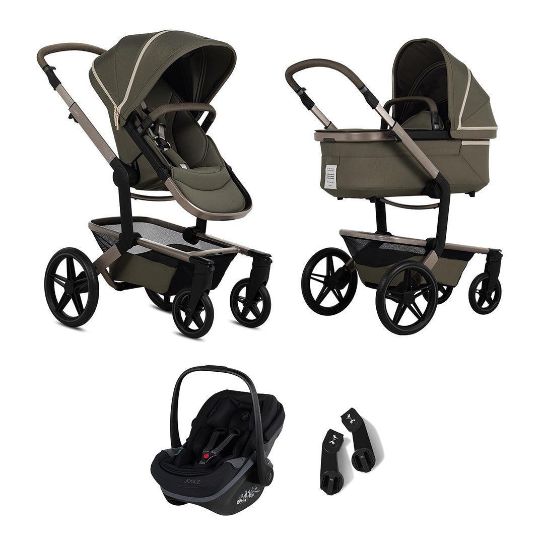 Joolz Day 5 Special Edition Pebble Slide Pro Travel System-Strollers-Olive Green-Without Base | Natural Baby Shower