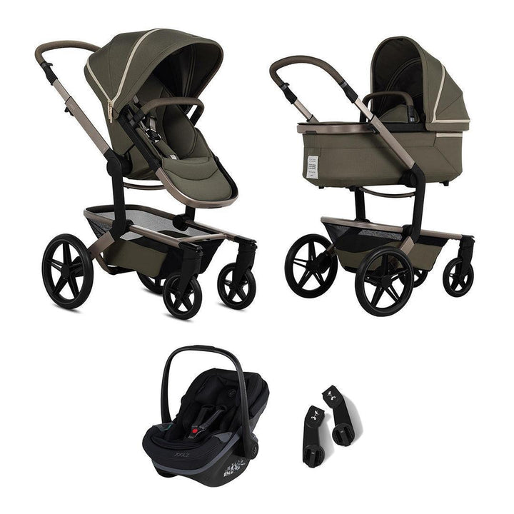 Joolz Day 5 Special Edition Pebble Slide Pro Travel System-Strollers-Olive Green-Without Base | Natural Baby Shower