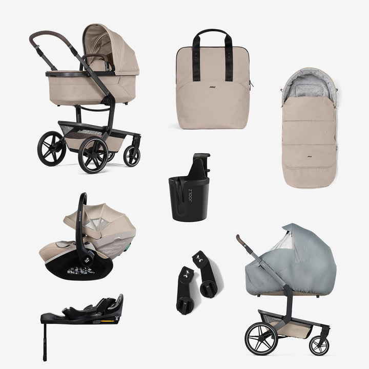Joolz Day5 All-in-One Bundle-Strollers-Sandy Taupe- | Natural Baby Shower