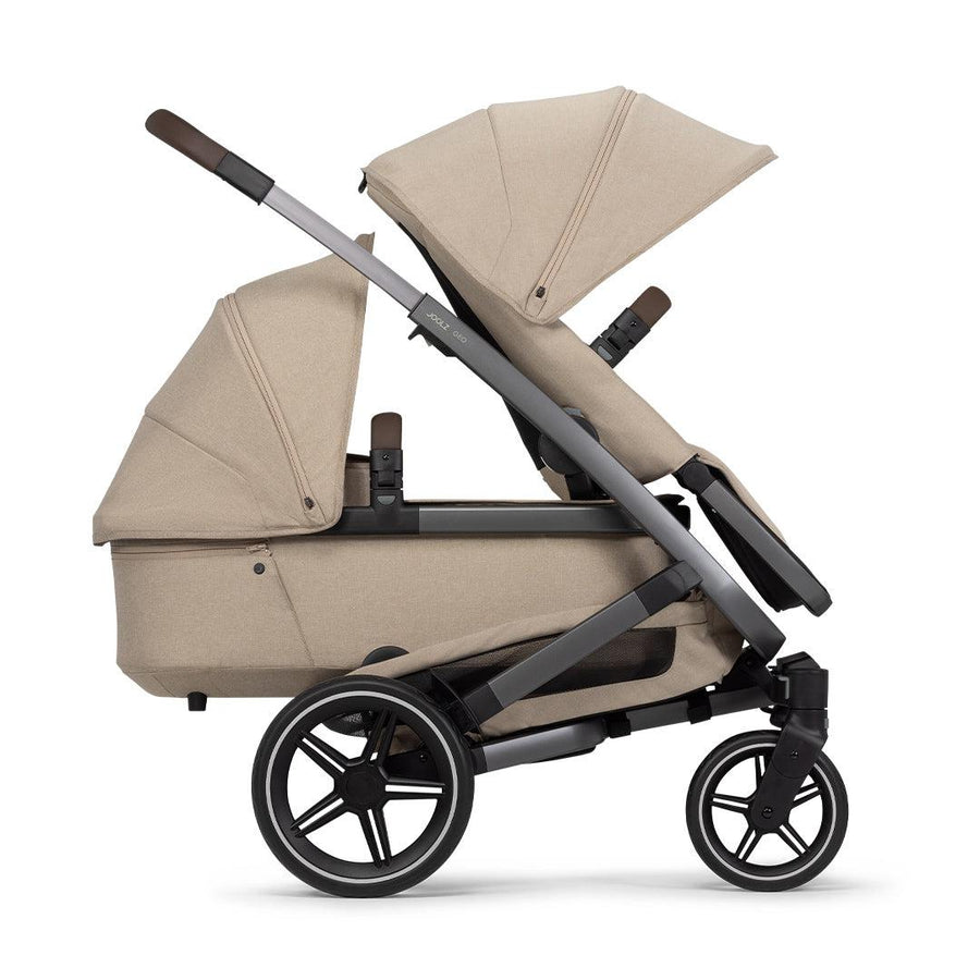 Joolz Geo3 Complete Pushchair - Duo - Sandy Taupe - 2024-Strollers-Sandy Taupe- | Natural Baby Shower