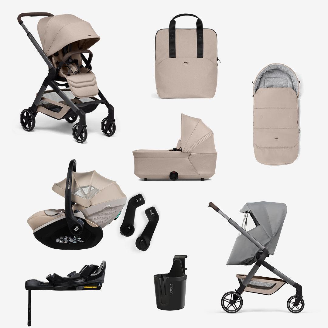Joolz Hub2 All-In-One Bundle-Strollers-Sandy Taupe- | Natural Baby Shower