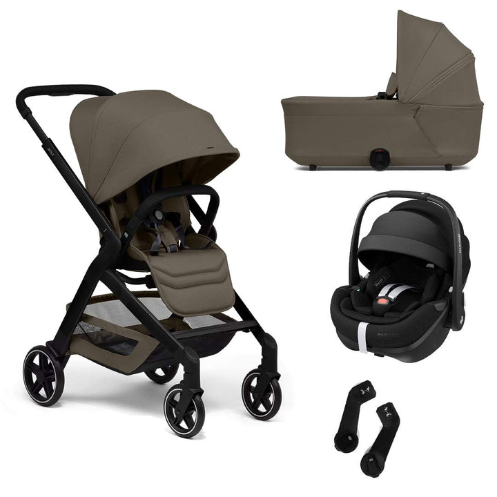 Joolz Hub2 + Pebble 360 Pro 2 Travel System-Travel Systems-Hazel Brown-No Base | Natural Baby Shower