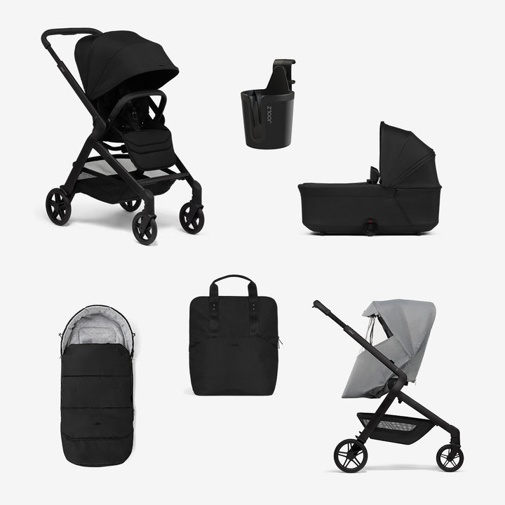 Joolz Hub2 Essential Newborn Bundle-Strollers-Space Black- | Natural Baby Shower
