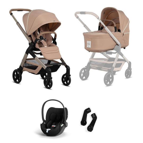 Joolz Hub2 Special Edition Cloud T Travel System-Strollers-Peach Pink-Without Base | Natural Baby Shower