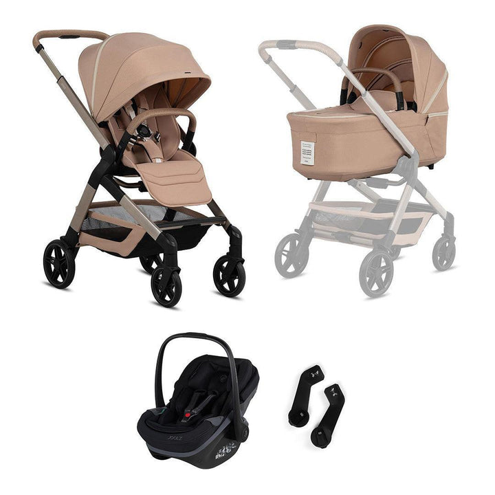 Joolz Hub2 Special Edition Pebble Slide Pro Travel System-Strollers-Peach Pink-Without Base | Natural Baby Shower