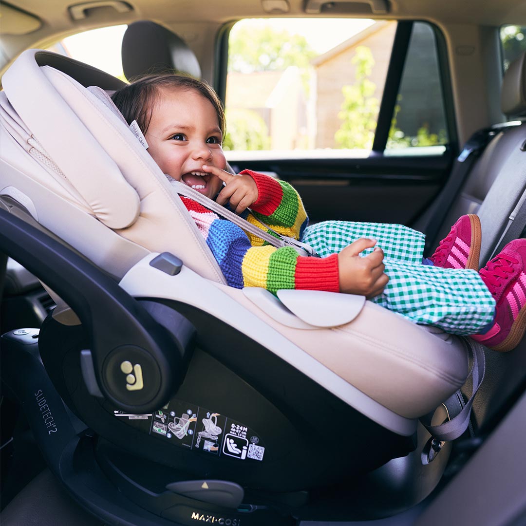 Joolz x Maxi-Cosi Pebble Slide Pro Car Seat - Sandy Taupe-Car Seats-Sandy Taupe-Without Base | Natural Baby Shower