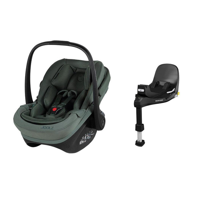 Joolz x Maxi-Cosi Pebble Slide Pro Car Seat - Forest Green-Car Seats-Forest Green-With Base | Natural Baby Shower
