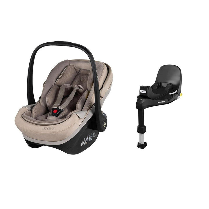 Joolz x Maxi-Cosi Pebble Slide Pro Car Seat - Sandy Taupe-Car Seats-Sandy Taupe-With Base | Natural Baby Shower