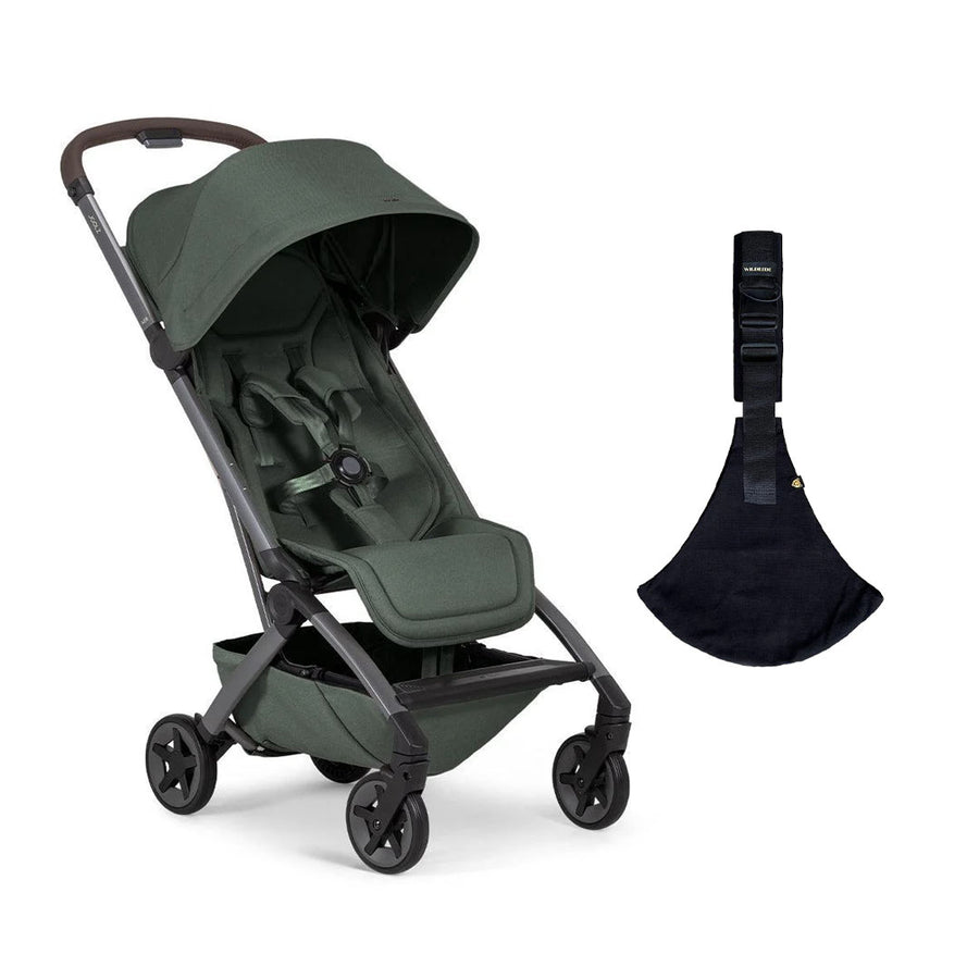 Joolz Aer2 Compact Stroller & Wildride Carrier - Forest Green-Strollers-Forest Green- | Natural Baby Shower