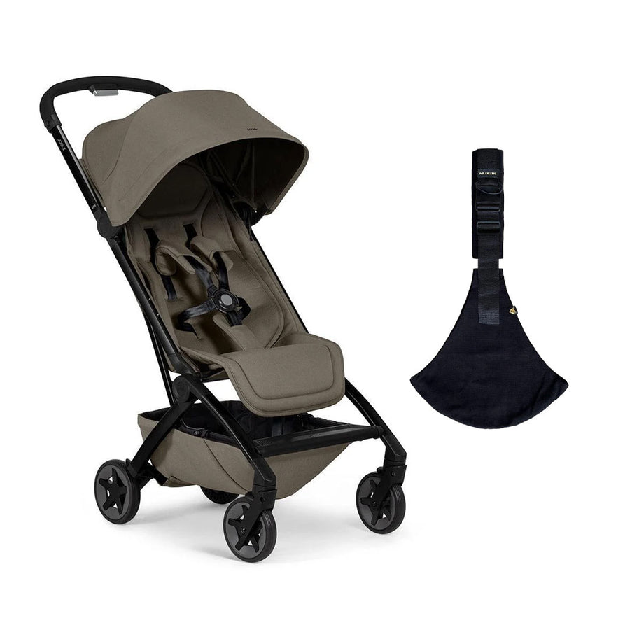 Joolz Aer2 Compact Stroller & Wildride Carrier - Hazel Brown-Strollers-Hazel Brown- | Natural Baby Shower