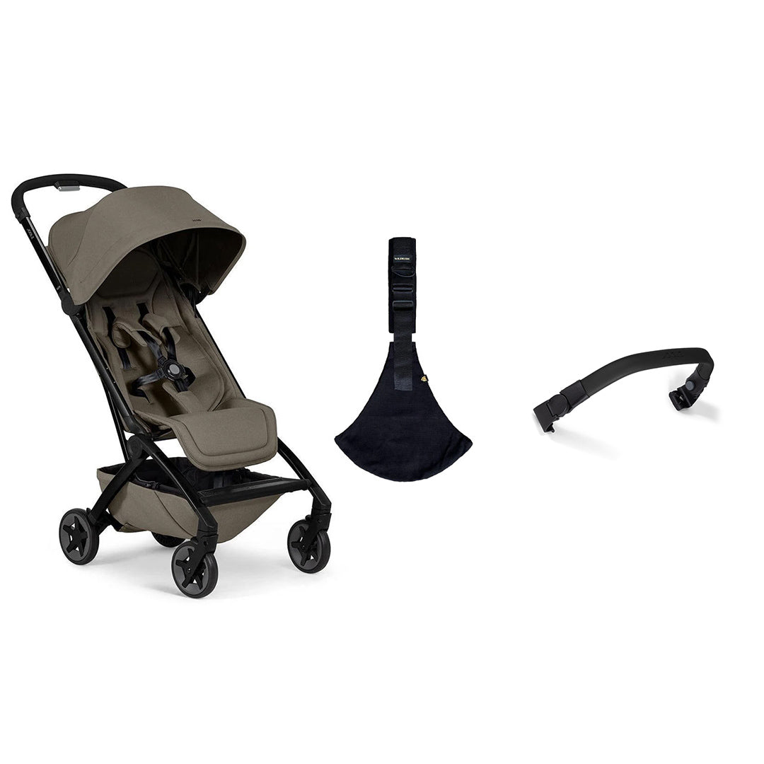 Joolz Aer2 Compact Stroller & Wildride Carrier - Hazel Brown-Strollers-Hazel Brown-Without Cot | Natural Baby Shower