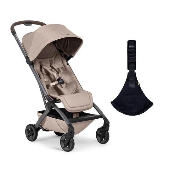 Joolz Aer2 Compact Stroller & Wildride Carrier - Sandy Taupe-Strollers-Sandy Taupe- | Natural Baby Shower