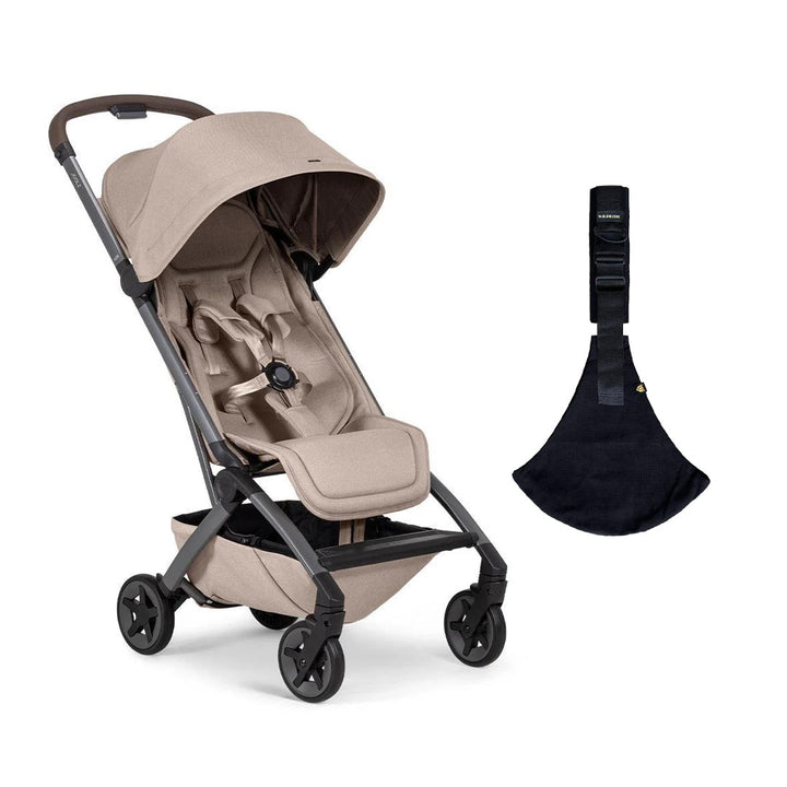 Joolz Aer2 Compact Stroller & Wildride Carrier - Sandy Taupe-Strollers-Sandy Taupe- | Natural Baby Shower
