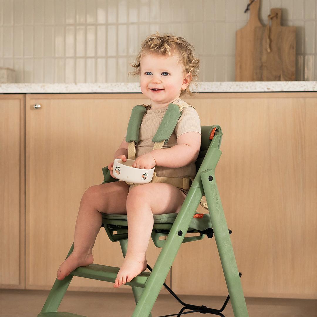 KAOS KLAPP® Recycled Highchair + Baby Set-Highchairs-Charcoal Black/Plastic- | Natural Baby Shower