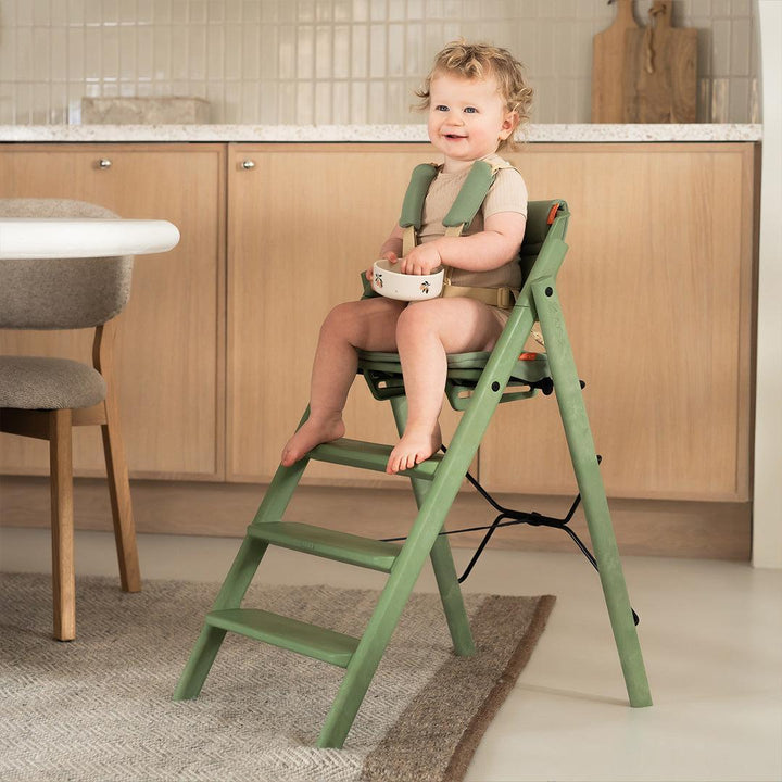 KAOS KLAPP® Jr Harness & Cushion Set - Mineral Green-Highchair Accessories- | Natural Baby Shower