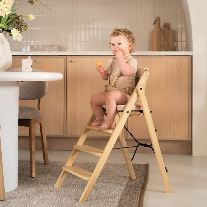 KAOS KLAPP® Highchair Complete Set-Highchairs-Black/Oak- | Natural Baby Shower