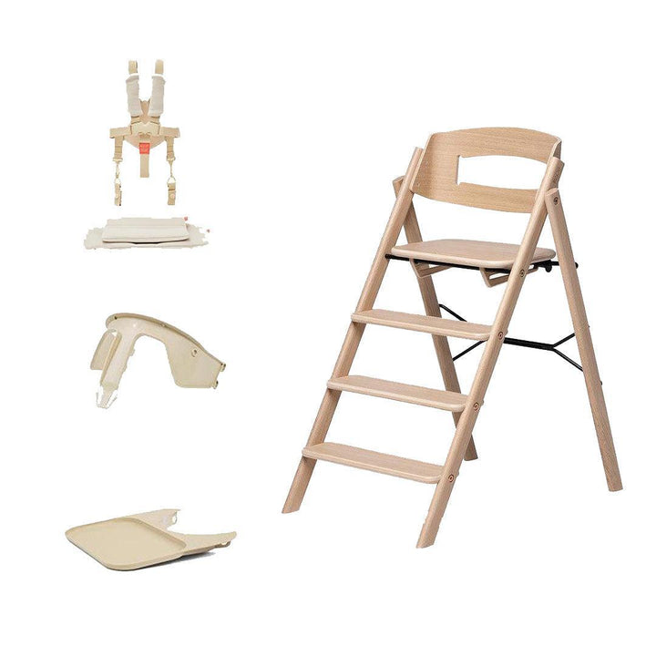 KAOS KLAPP® Highchair + Baby Set-Highchairs-Natural/Beech- | Natural Baby Shower