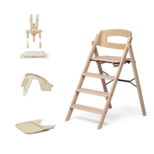KAOS KLAPP® Highchair + Baby Set-Highchairs-Natural/Beech- | Natural Baby Shower
