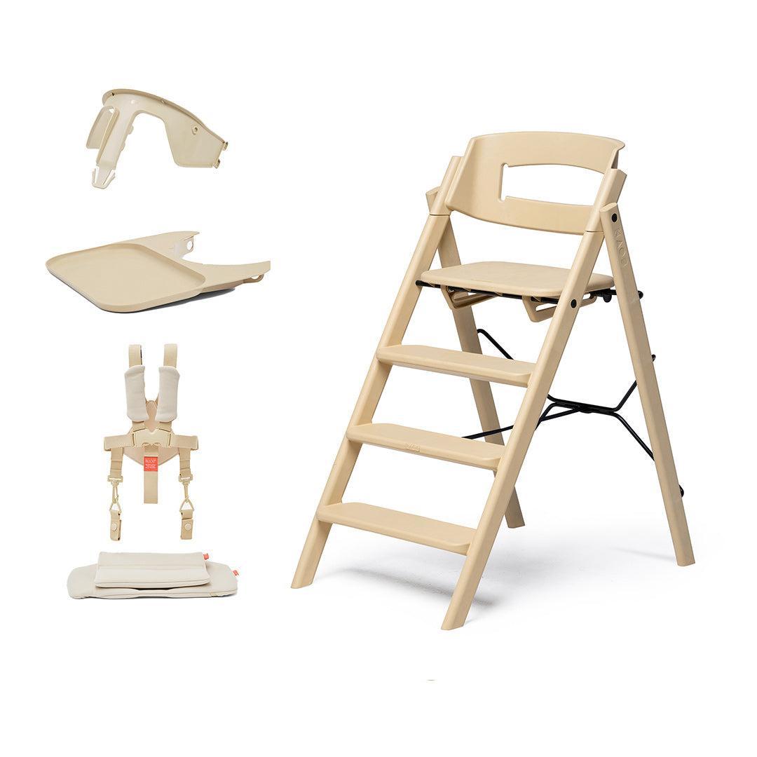 KAOS KLAPP® Recycled Highchair + Baby Set-Highchairs-Desert Sand/Plastic- | Natural Baby Shower
