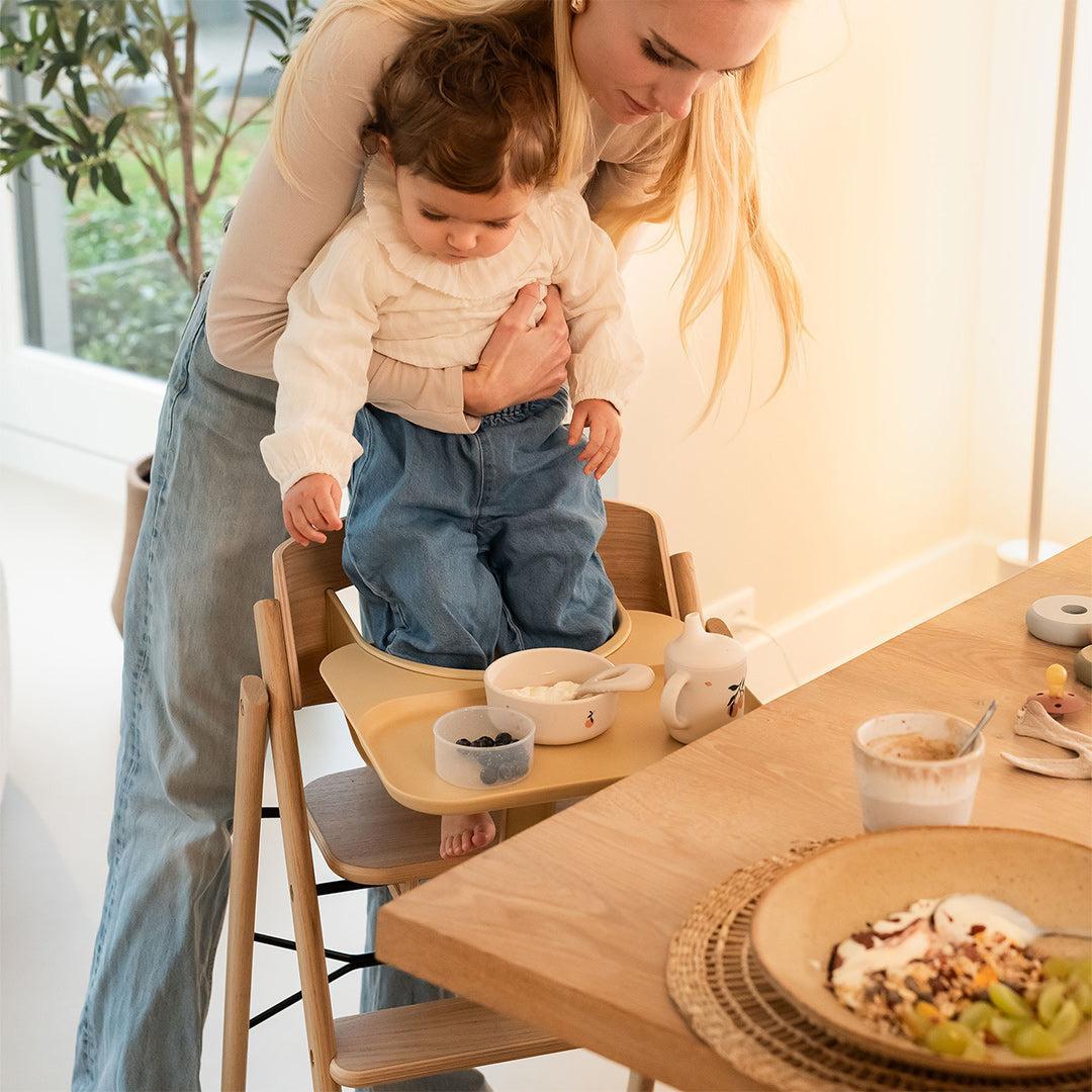KAOS KLAPP® Highchair - Beech - Natural-Highchairs- | Natural Baby Shower