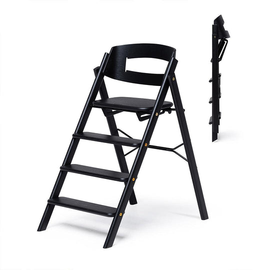 KAOS KLAPP® Highchair - Oak - Black-Highchairs- | Natural Baby Shower