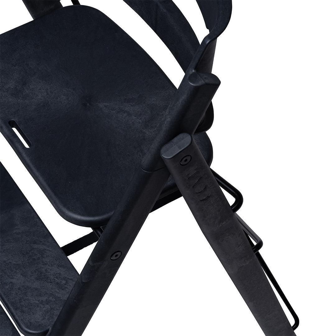 KAOS KLAPP® Recycled Highchair - Charcoal Black-Highchairs-No Safety Rail & Tray- | Natural Baby Shower
