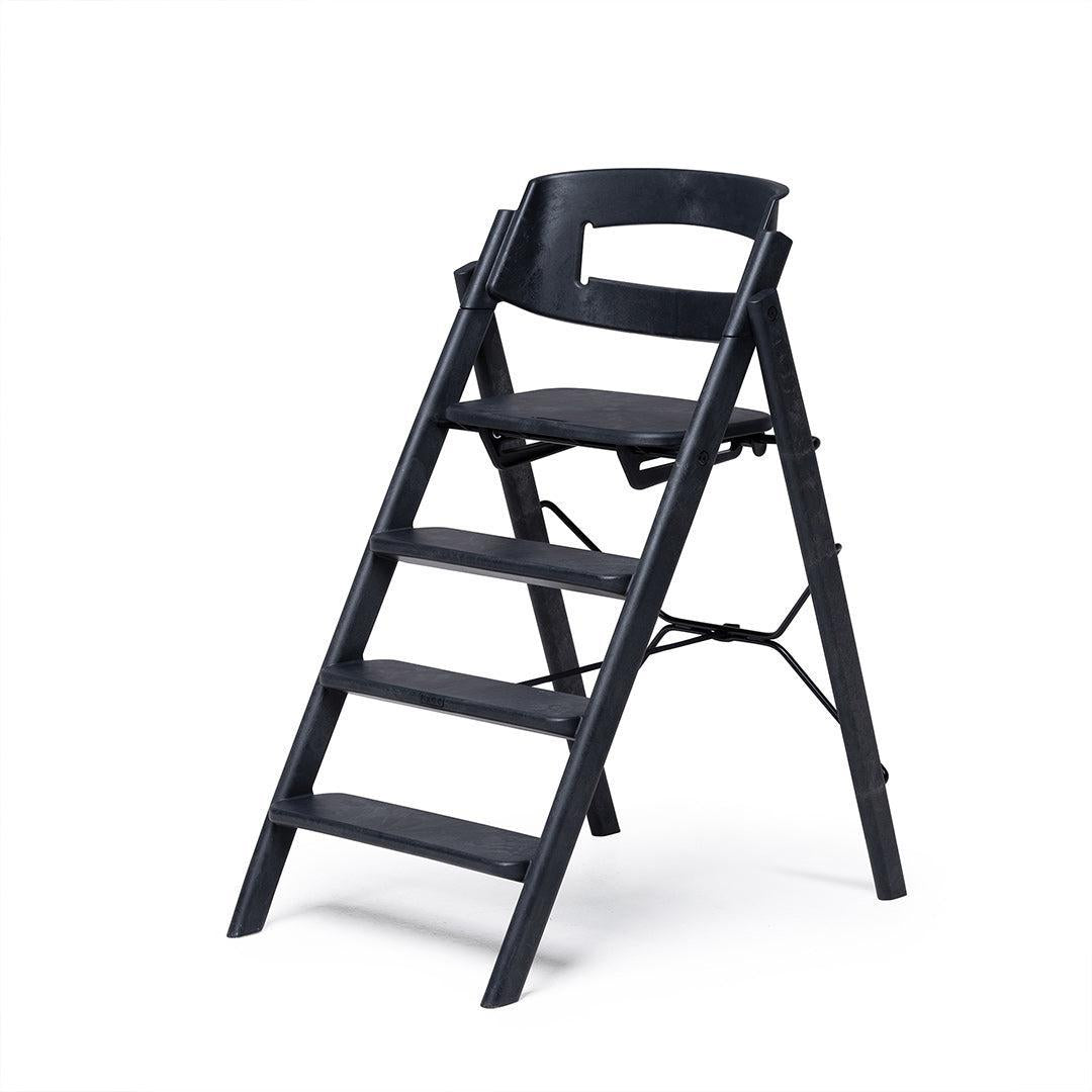 KAOS KLAPP® Recycled Highchair - Charcoal Black-Highchairs-No Safety Rail & Tray- | Natural Baby Shower