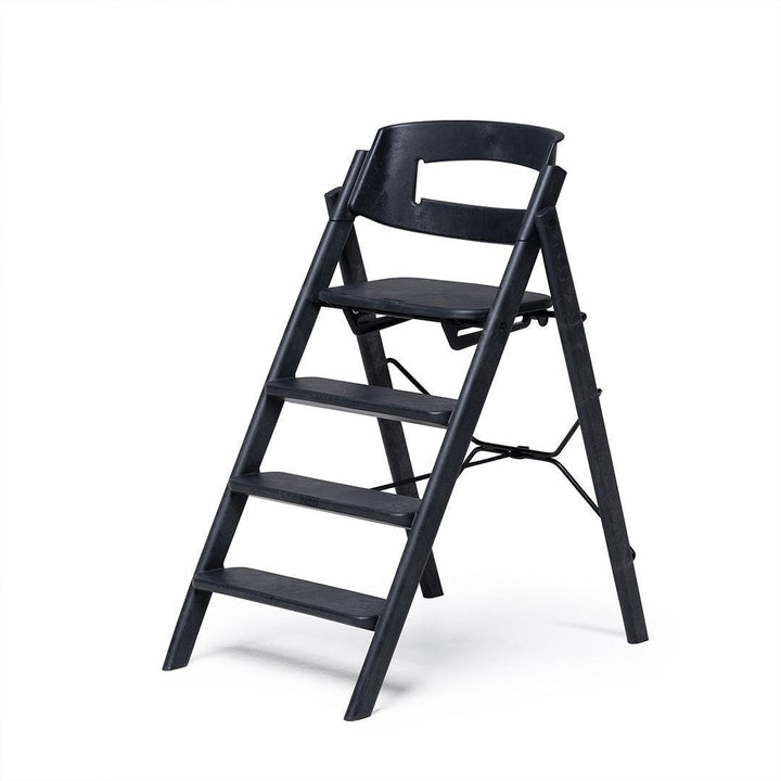 KAOS KLAPP® Recycled Highchair - Charcoal Black-Highchairs-No Safety Rail & Tray- | Natural Baby Shower
