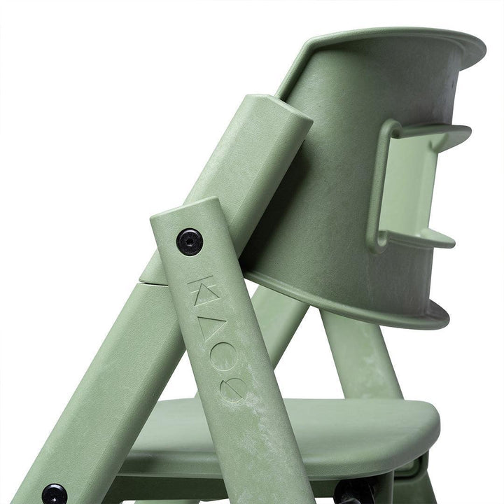 KAOS KLAPP® Recycled Highchair - Mineral Green-Highchairs-No Safety Rail & Tray- | Natural Baby Shower