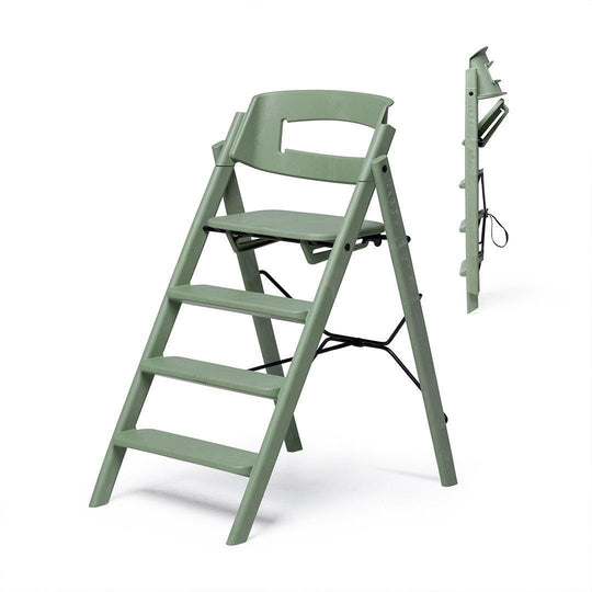 KAOS KLAPP® Recycled Highchair - Mineral Green-Highchairs-No Safety Rail & Tray- | Natural Baby Shower