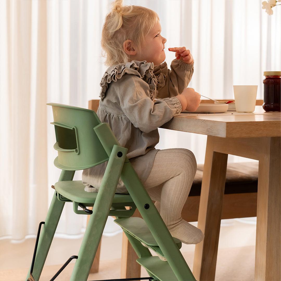 KAOS KLAPP® Recycled Highchair - Mineral Green-Highchairs-No Safety Rail & Tray- | Natural Baby Shower