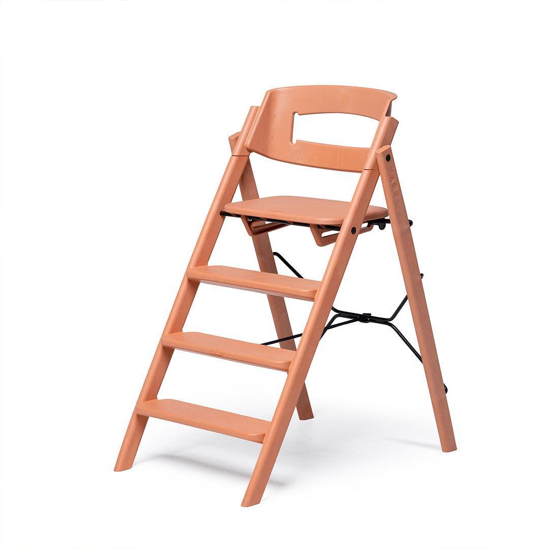 KAOS KLAPP® Recycled Highchair - Terracotta Pink-Highchairs-No Safety Rail & Tray- | Natural Baby Shower