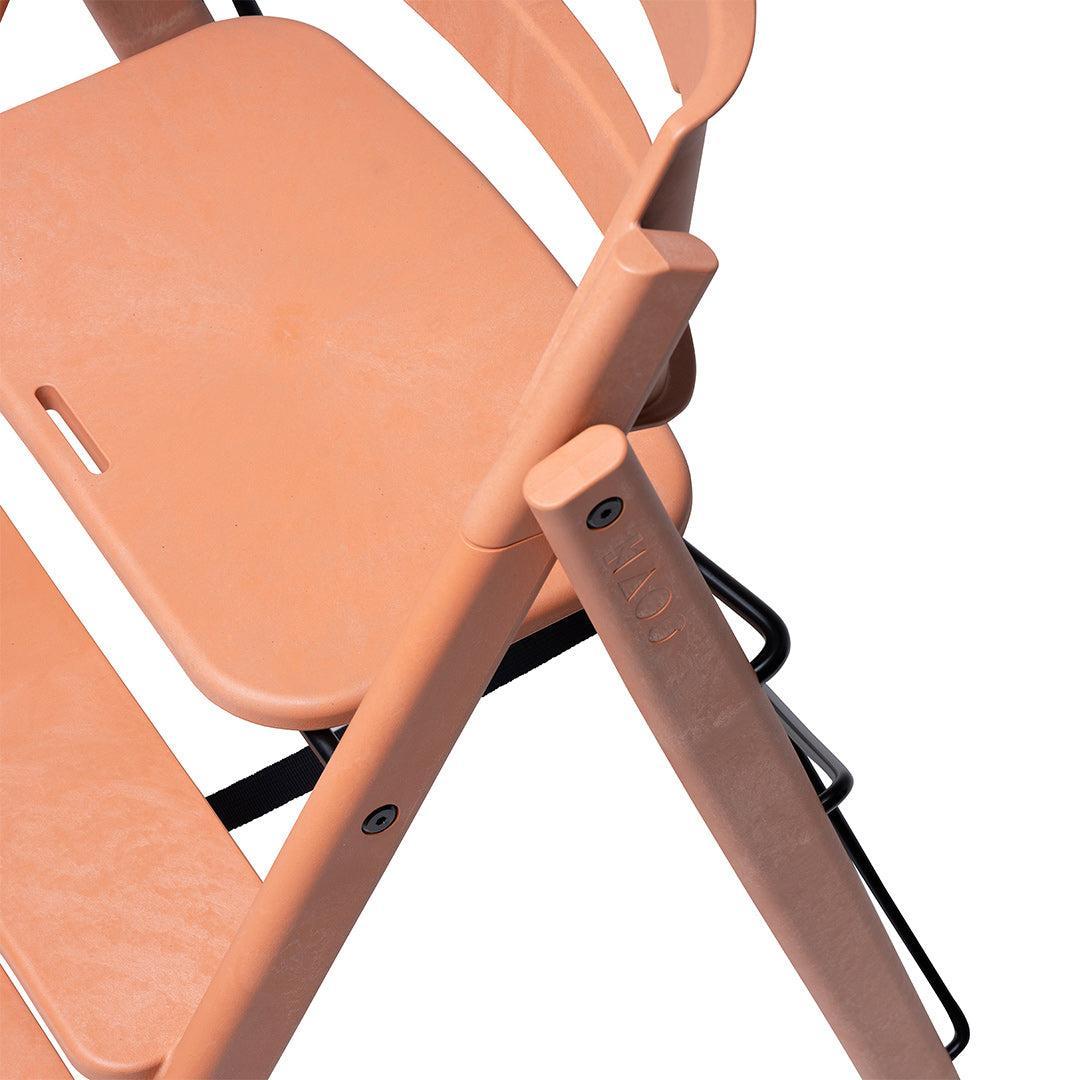 KAOS KLAPP® Recycled Highchair - Terracotta Pink-Highchairs-No Safety Rail & Tray- | Natural Baby Shower