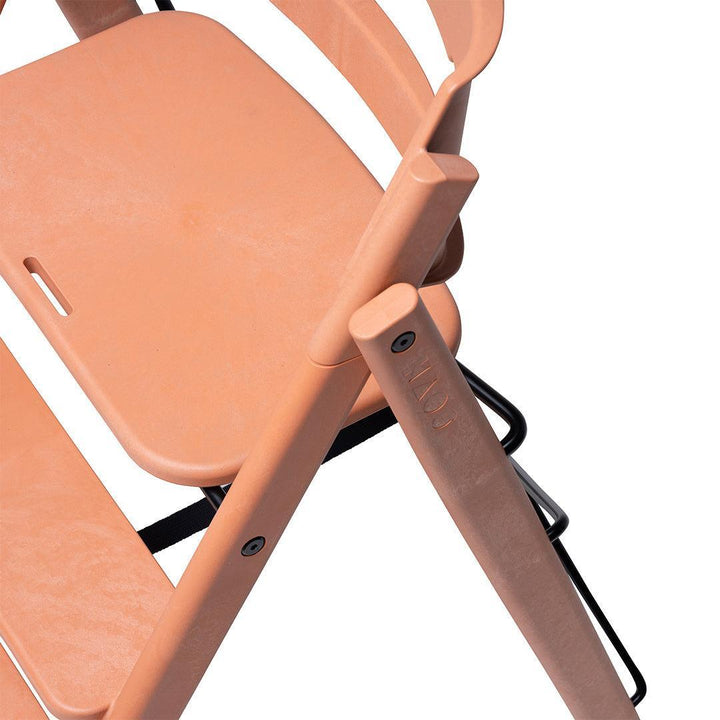 KAOS KLAPP® Recycled Highchair - Terracotta Pink-Highchairs-No Safety Rail & Tray- | Natural Baby Shower