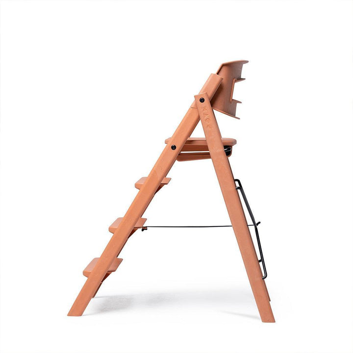 KAOS KLAPP® Recycled Highchair - Terracotta Pink-Highchairs-No Safety Rail & Tray- | Natural Baby Shower