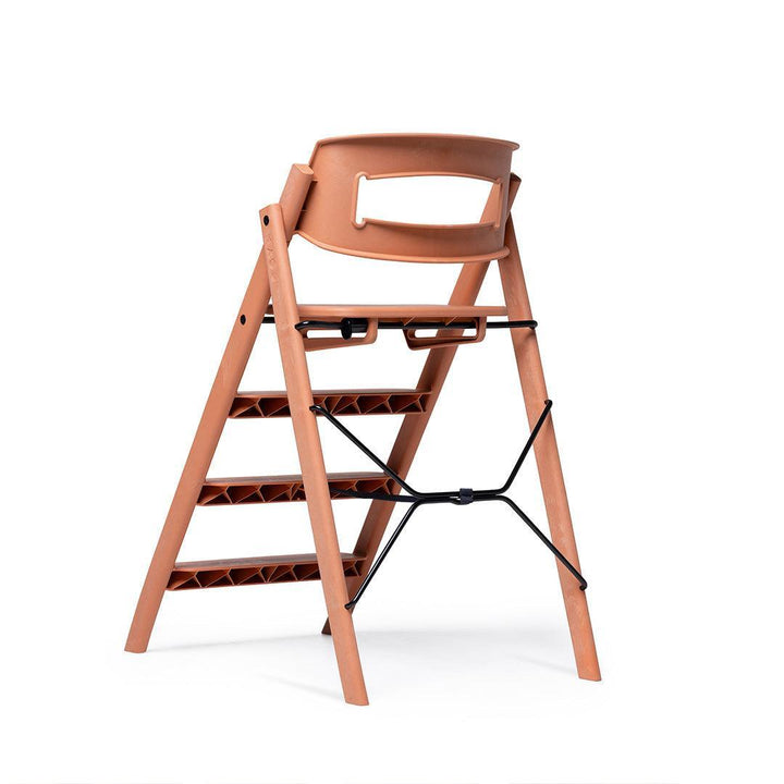 KAOS KLAPP® Recycled Highchair - Terracotta Pink-Highchairs-No Safety Rail & Tray- | Natural Baby Shower