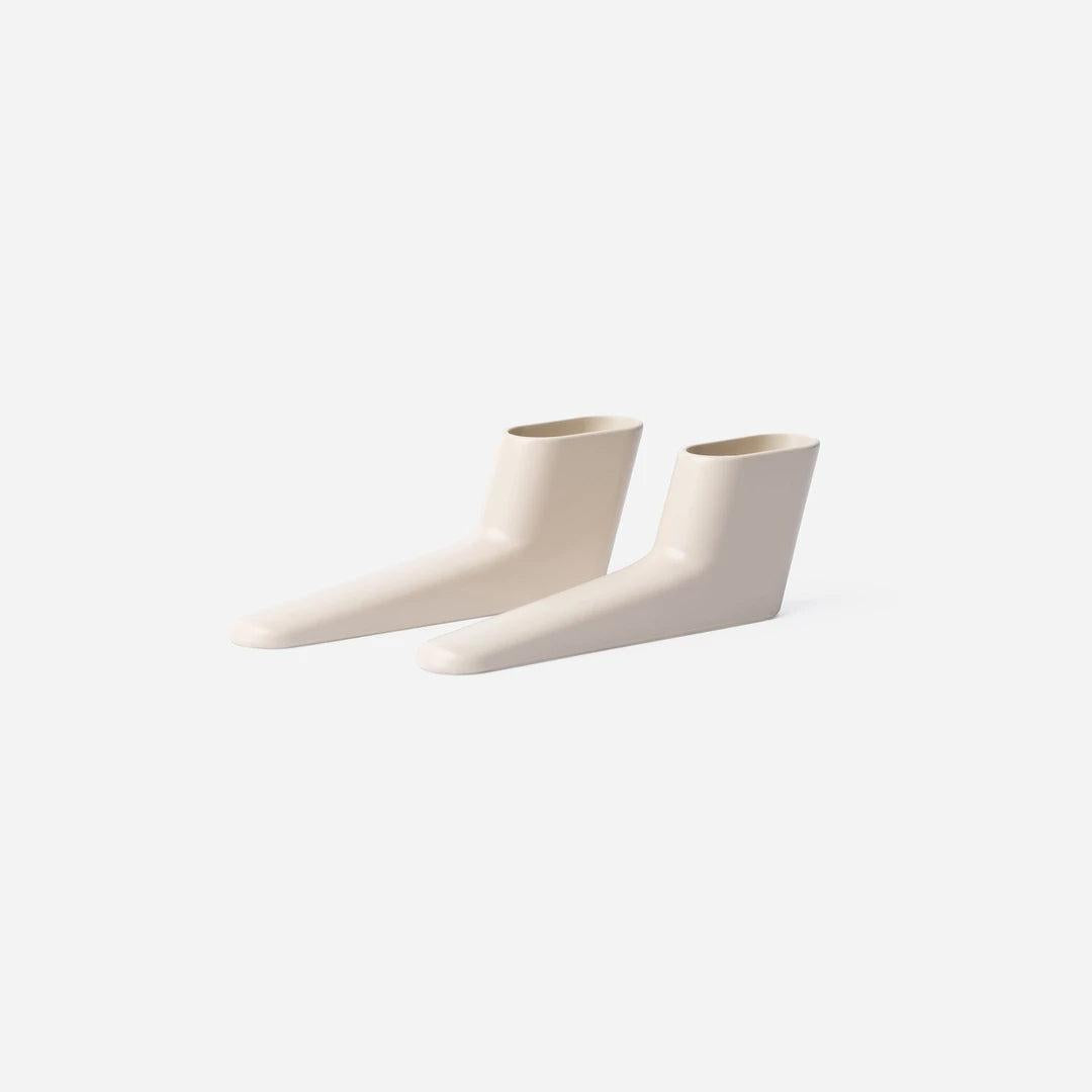 KAOS KLAPP® Anti Tilting Slippers for Recycled High Chair - Cream-Highchair Accessories-Cream- | Natural Baby Shower