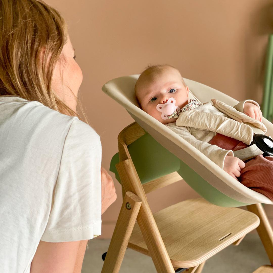 KAOS Klapp Babyseat - Green-Highchairs-Green- | Natural Baby Shower