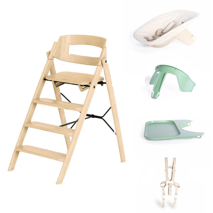 KAOS Klapp Highchair Complete Set - Desert Sand/Plastic-Highchairs-Desert Sand/Plastic-Ivory/Plastic Babyseat | Natural Baby Shower