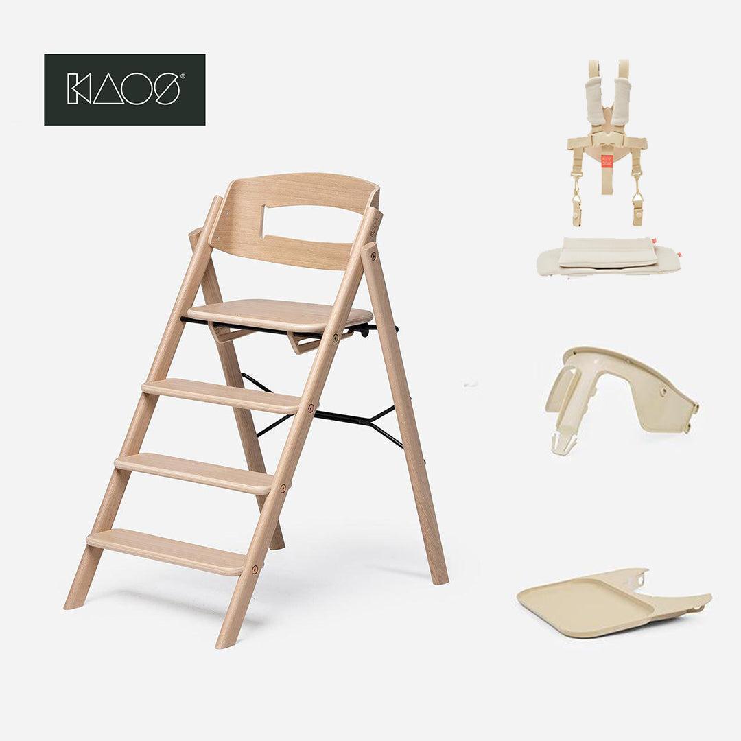 KAOS KLAPP® Highchair + Baby Set-Highchairs-Natural/Beech- | Natural Baby Shower