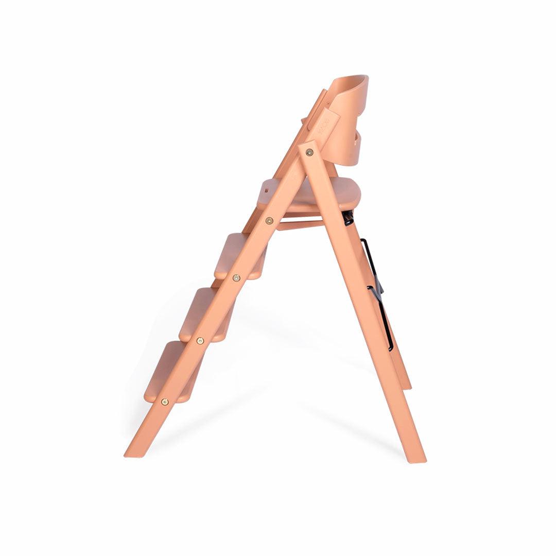 KAOS Klapp Highchair Newborn Bundle - Pale Coral/Beech-Highchairs-Pale Coral/Beech-Ivory/Plastic Babyseat | Natural Baby Shower