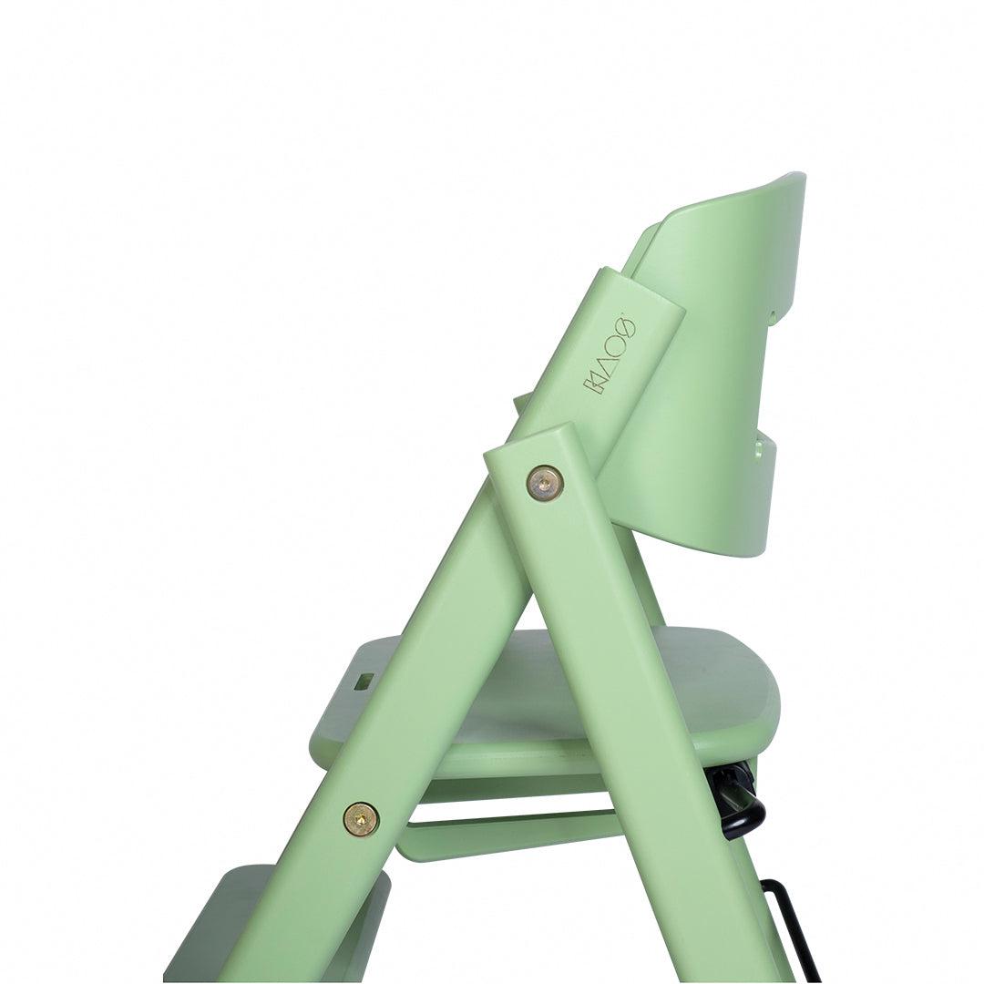 KAOS Klapp Highchair Complete Set - Pale Green/Beech-Highchairs-Pale Green/Beech-Green/Plastic Babyseat | Natural Baby Shower
