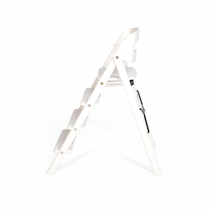 KAOS Klapp Highchair Newborn Bundle - White/Beech-Highchairs-White/Beech-Ivory/Plastic Babyseat | Natural Baby Shower
