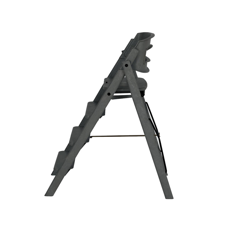 KAOS Klapp Highchair Newborn Bundle - Charcoal Black/Plastic-Highchairs-Charcoal Black/Plastic-Ivory/Plastic Babyseat | Natural Baby Shower