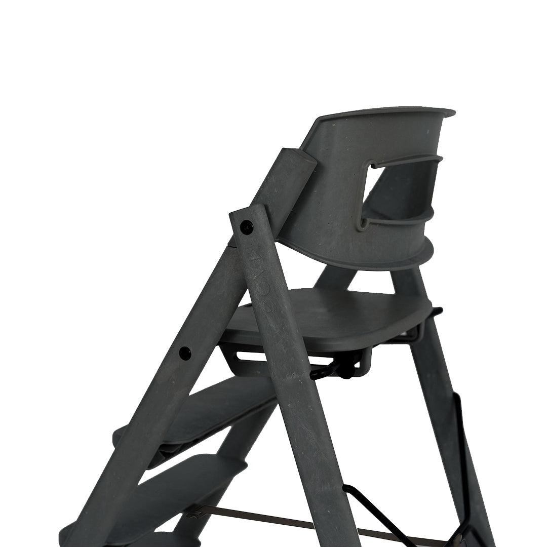 KAOS Klapp Highchair Baby Set - Charcoal Black/Plastic-Highchairs-Charcoal Black/Plastic-Black/Plastic Safety Rail/Tray | Natural Baby Shower
