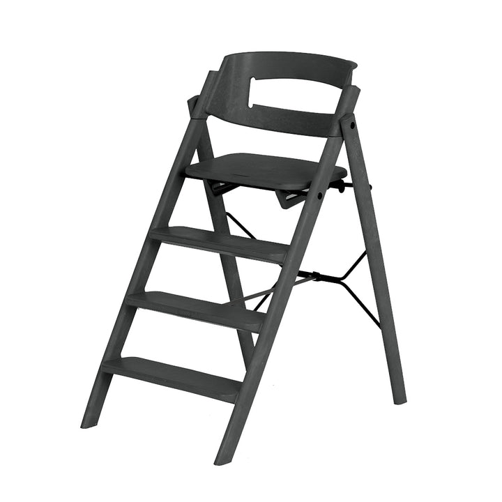 KAOS Klapp Highchair Newborn Bundle - Charcoal Black/Plastic-Highchairs-Charcoal Black/Plastic-Ivory/Plastic Babyseat | Natural Baby Shower
