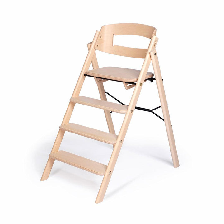 KAOS Klapp Highchair Baby Set - Natural/Beech-Highchairs-Natural/Beech-Black/Plastic Safety Rail/Tray | Natural Baby Shower