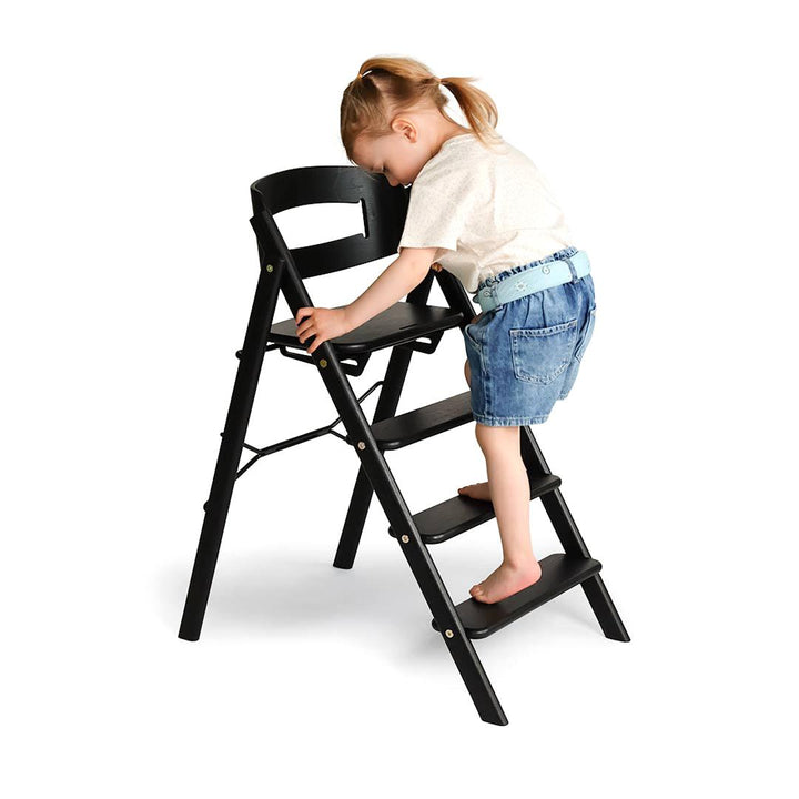 KAOS Klapp Highchair - Black-Highchairs-Black- | Natural Baby Shower