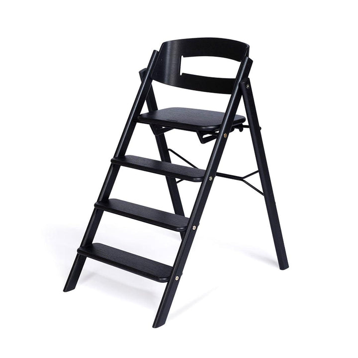 KAOS Klapp Highchair Complete Set - Black/Oak-Highchairs-Black/Oak-Green/Plastic Babyseat | Natural Baby Shower